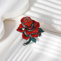 Weiman Exquisite Vintage Rose Alloy Diamond Brooch Rhinestone Wedding/Engagement Suit Coat Pins Fashionable for Children MegaBDM