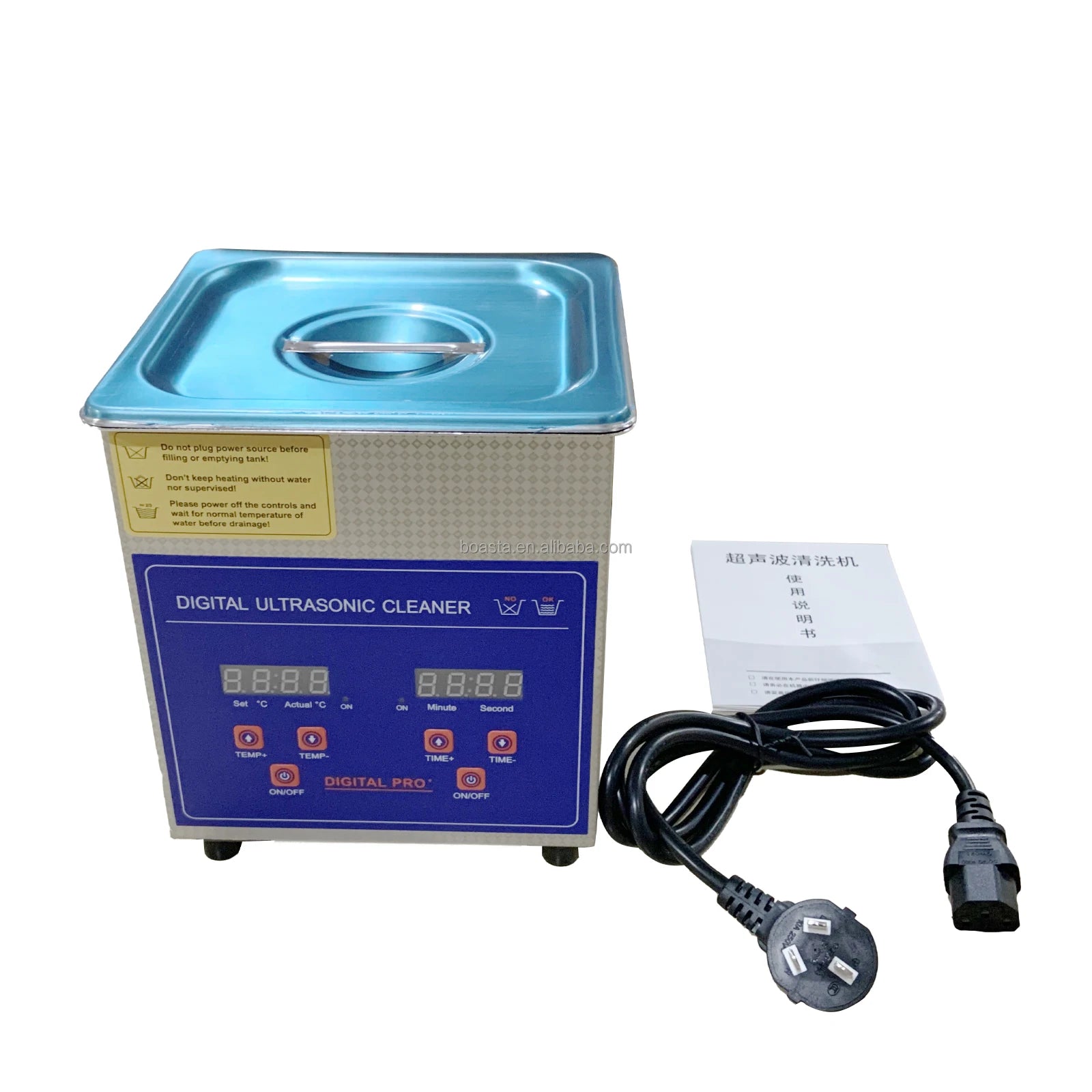 Boasta 80â„ƒ Professional Ultrasonic Cleaner 30 Minutes for Jewelry Watch Dental & Laboratory Use Heated Metal Cleaning Machine