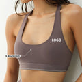 High Quality Designer Custom Gymwear Fitness Sport Bra Top Nylon Spandex Fitness Yoga Wear Gym Sports Bra for Women