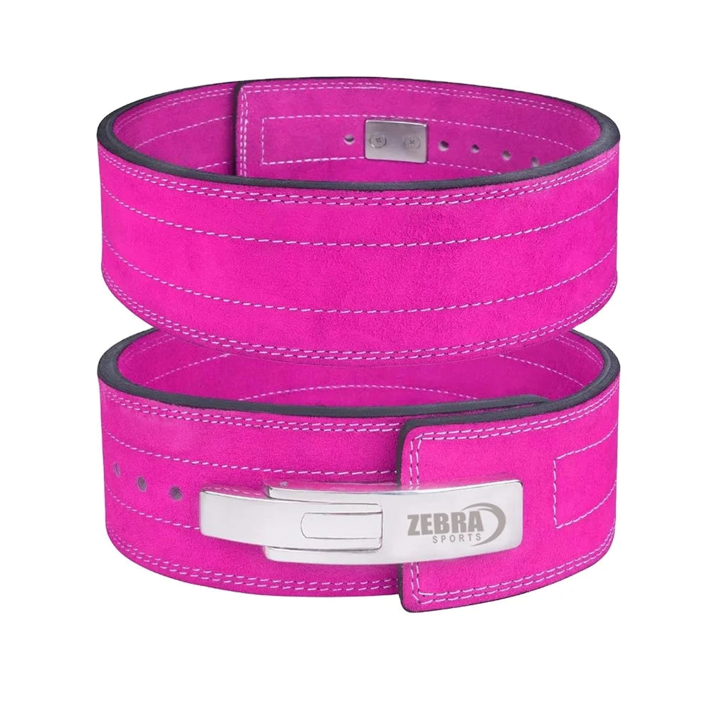 Customizable 10mm Cowhide Gym Leather Belt with Logo & Buckle Breathable for Weight Lifting Powerlifting & Fitness Exercise