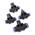 4/6/8/10/12mm PU Tube Connector Air Flow Control Pneumatic Fittings Air Speed Regulating Throttle Valve MegaBDM