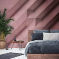 Made Germany Photo Floral Wallpaper Murals 3D Pink Non Woven Vinyl Wall Mural Large Format Hotel Bedroom Hospital Mall