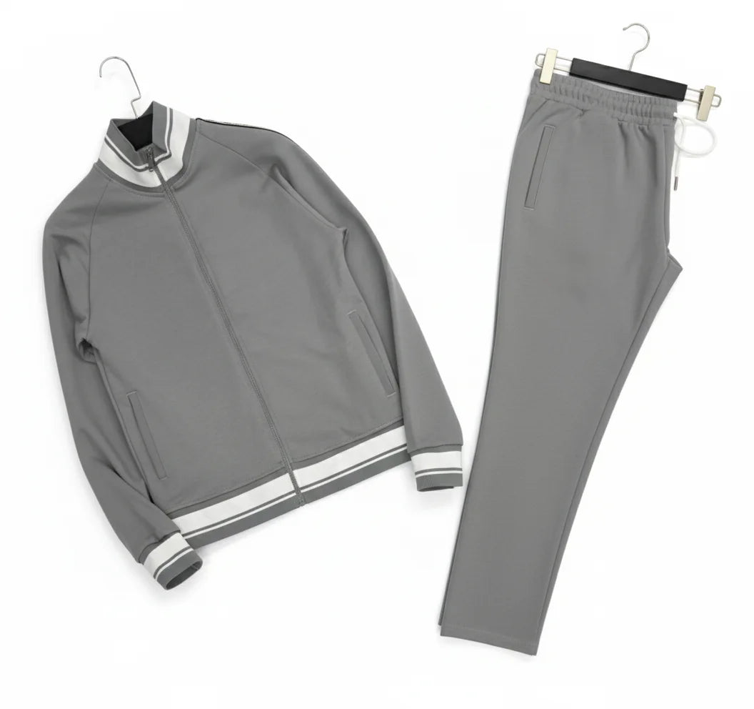 Customized Sporty Printed Two-Piece Clothing Set Hooded Top Elastic Waist Bottom Lightweight Quick Dry Breathable Daily Comfort
