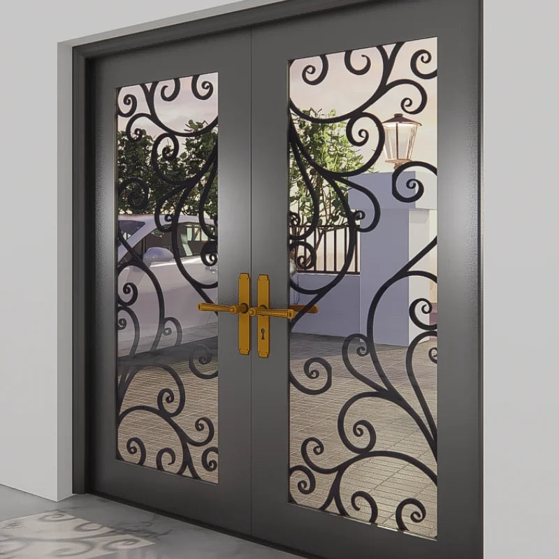 High-Quality Iron Doors for Your Main House Entry Secure Stylish and Durable Front Doors for Maximum Protection