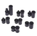Cueelf New Style Black Pool Cue Joint Protector ABS Pool Cue Tip Cap Stick Head Protector for Billiards on Sale