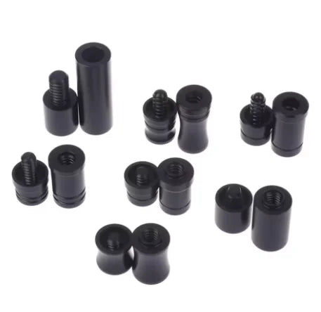 Cueelf New Style Black Pool Cue Joint Protector ABS Pool Cue Tip Cap Stick Head Protector for Billiards on Sale