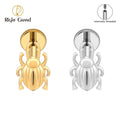 Titanium Internal Thread Insect Stud Earring Helix Stud Tragus Cartilage Labret Monroe Piercing Jewelry MegaBDM
