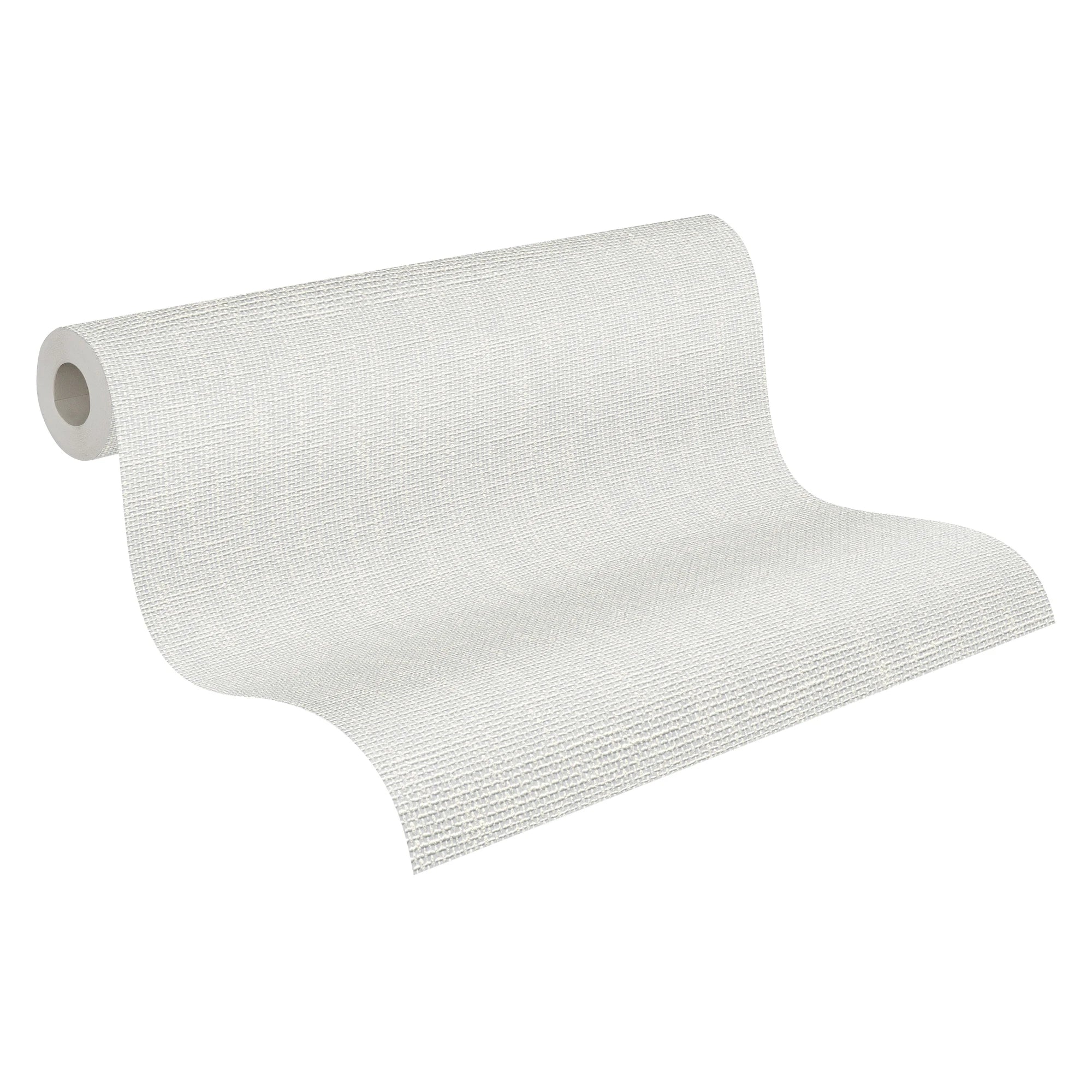 Modern Hotel Bathroom Coatable Paintable Non Woven Vinyl Wallpaper Rolls Plain Color White 2500x106m Germany Made