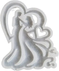Wedding Love Sweetheart Lollipop Silicone Mold Hard Candy Epoxy Cake Decoration Homemade Baking Tools Chocolate Mold
