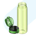 Custom 750ml Plastic Cup Gradient Color Tritan Space Bottle  Large Capacity Straw Sports Water Bottle
