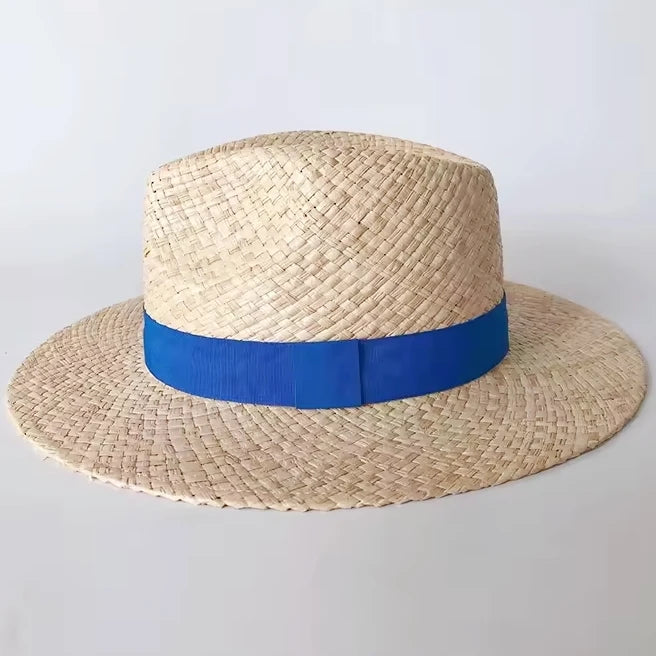 OEM Wholesale Panama Straw Handmade High Quality Wide Brim Spring Summer for Women Men Straw Hat
