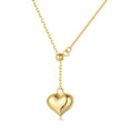 Exquisite Gold Love Pull Necklace Female All-Match Collarbone Personality Gold Chain Necklace  Chain for Women