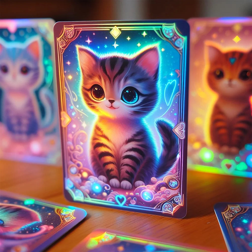Custom Sports Trading Card Producer Custom Made Holographic Foil Sports Trading Cards