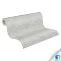 Made in Germany - Pre-Pasted Wallpaper Rolls Concrete Decor Grey - Non Woven Vinyl - Stone Wallpaper Pre-glued - 1005 x 053 m