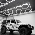 Wholesale Honeycomb Car Parking Garage Lights Hex Led Garage Lights Ceiling 14 Hexagonal  Garage Light