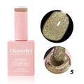 2025 Hot Selling 15ml Long Lasting Shiny Sparkle Diamond Gel Polish Reflective Glitter Disco Flash Nail Polish for Women Girls