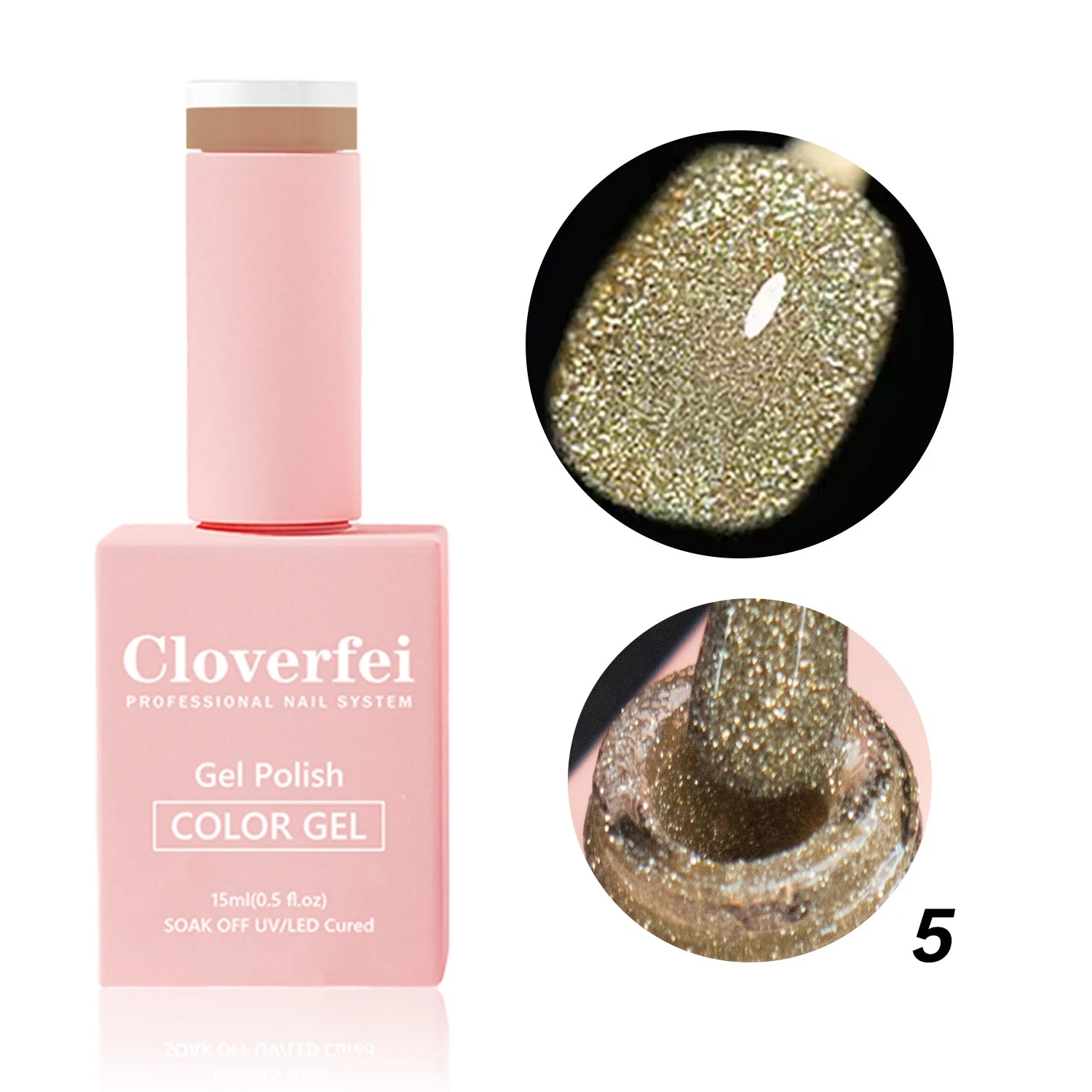 2025 Hot Selling 15ml Long Lasting Shiny Sparkle Diamond Gel Polish Reflective Glitter Disco Flash Nail Polish for Women Girls