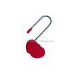 Keyless Double Heart Love Lock Couple Padlock Long Shackle for Valentines Day Gift Romantic Decoration