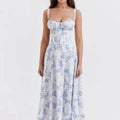 2025 Summer Dress Temperament Fashion High-end Spaghetti-strap Gentle Style Dress for Women French Style Woman Dress
