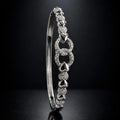 Resoul Hearts Zircon Women Designer Bracelet Waterproof Hypoallergenic Tarnish Free Bangles Bridal Wedding Jewelry MegaBDM