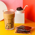Microwave Instant Brown Sugar Boba Pearl Tapioca Pearls 50g Pack in Bag with 12-Month Shelf Life