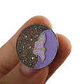 Custom Bulk Logo Lapel Pins Hard Enamel Metal Glitter for Jeans Die Cutting Printing
