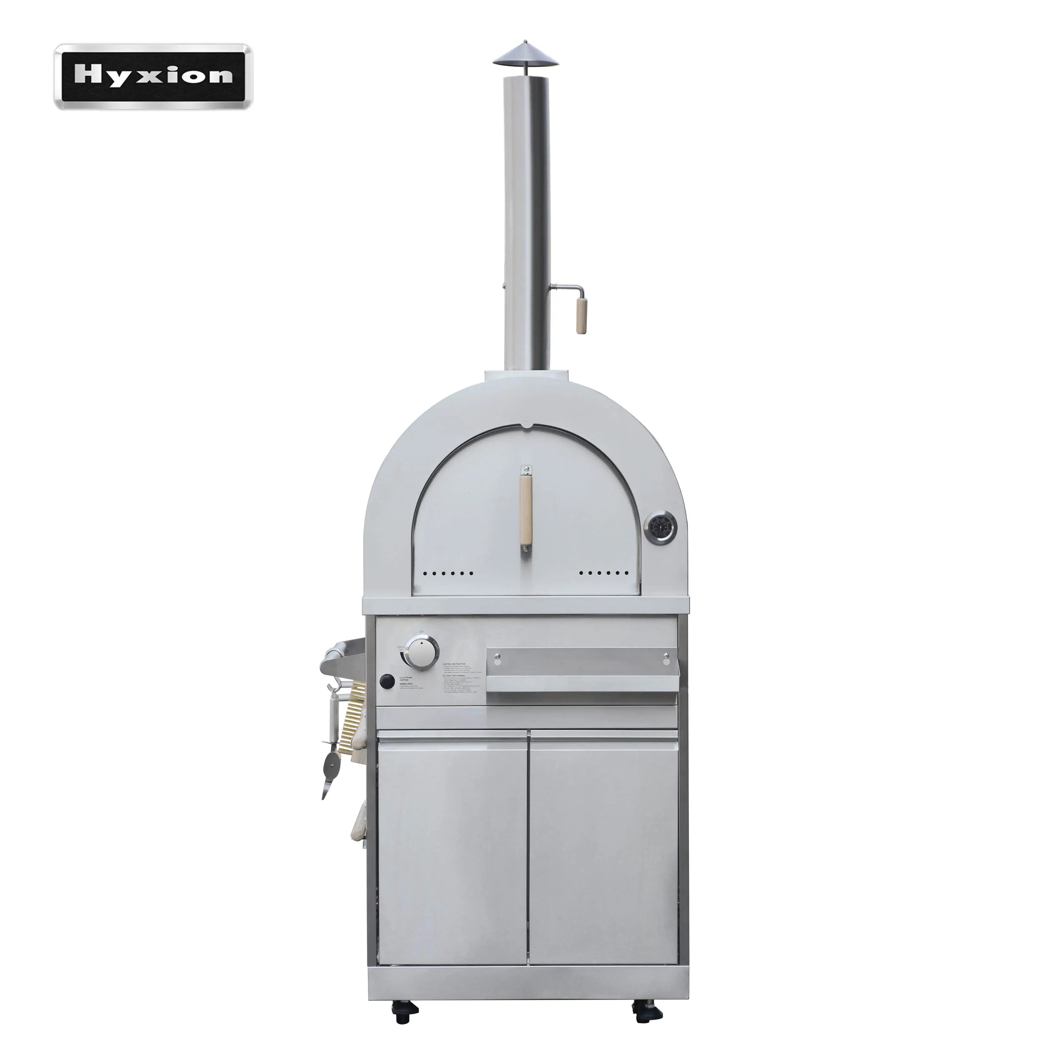 Commercial 35000 BTU Premium Gas Pizza Oven 304 Stainless Steel with 15mm Fire Brick USA/EU Certified