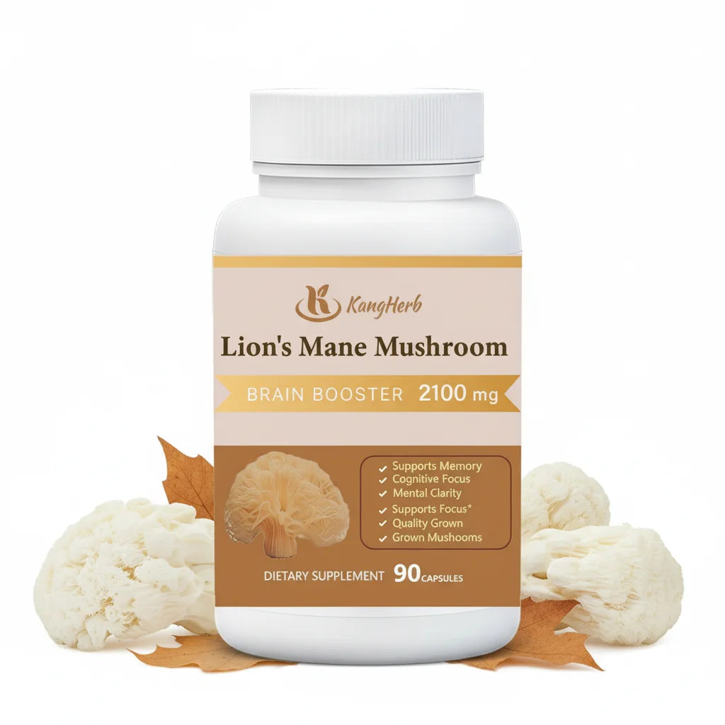 Hot Sale Foods Supplements Ultra High Absorption Brain Immune & Energy Support* Lion Mane Mushroom Extract Capsules