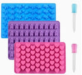 Silicone Candy Mold Set Mini love Bear Dinosaur Fondant Mold