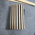 Kasaro CE Oak Akupanel Slat Wall Panels Modern Wood Flexible Mdf Pet Polyester Acoustic Panels for Studio Hospital Apartment