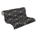 Made Germany Sale Wallpaper Rolls Black Beige Non Woven Vinyl Modern Graphic 10.05x0.53m Abrasion-Resistant Living Room Bedroom