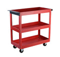 Tool Carts to Save Space Three-tier Storage Racks and Parts Storage Tool Trolley Tool Cabinet With Wheels