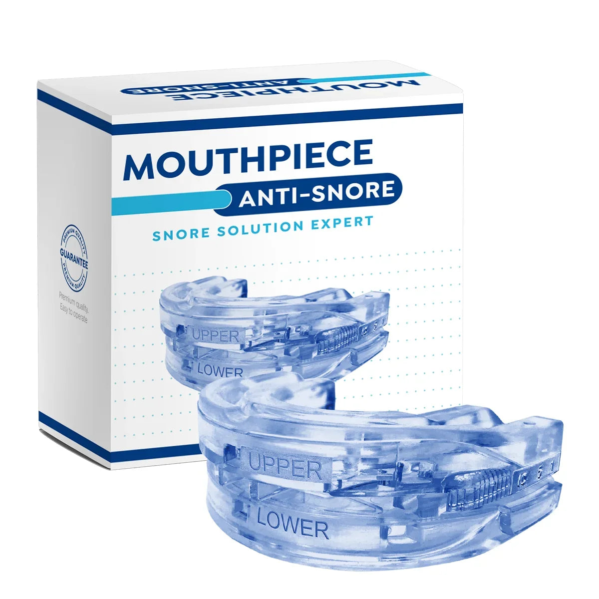 Adjustable Anti Snoring Mouthpiece | Customizable Mouth Guard for Snore Relief | Comfortable Sleep Solution for Men and Women