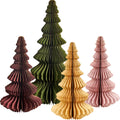 2026 New Christmas Magnetic Origami Honeycomb Tree Props Holiday Gifts Ornaments Mini Christmas Paper Trees Scene Decoration