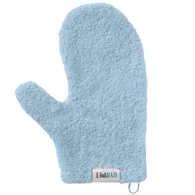 EcoCotton Luxury Dog Drying Mitt 100% Turkish Cotton Paw Drying Glove for Pets Made in Turkey All Seasons Indoor/Outdoor Use