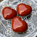 Wholesale Red Jasper Heart Ornament for Home Desktop Shelf Decorations Unique Gift Series Room Decorations Artworks