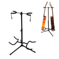 Floor Folding Tripod Height Adjustable Guitar Hanger Holder Guitar Stand for 2 Guitars