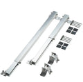 Aluminum Adjustable Tilt Solar Panel Mounting Bracket Solar Panel Racks Rear Leg and Front Leg for Solar Flat Roof Mounting