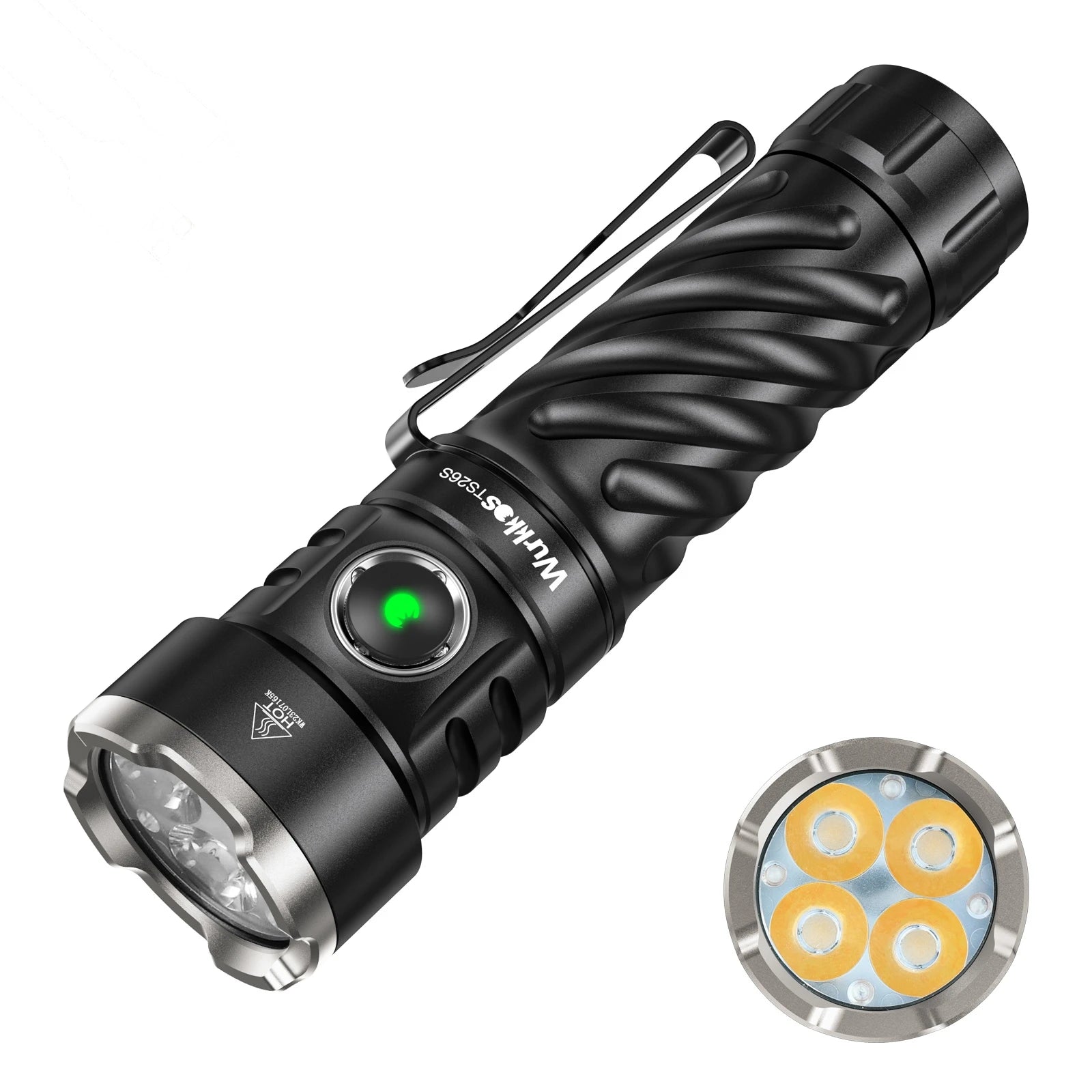 New Ultra Long Distance High Power USB Rechargeable Strong Light Outdoor Portable Lantern Waterproof LED Flashlight