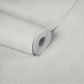 Modern Coatable Paintable White Non Woven Vinyl Wallpaper Rolls-Sound-Absorbing for Babies & Kids Made in Germany 25.00 X 1.06m