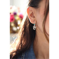 925 Sterling Silver Angel Earrings Made in Turkey