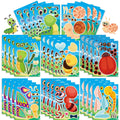 32 PCS Make a Bug Waterproof DIY Sticker Sheets for Kids Party Favor Supplies Craft Toys Decorative Removable Decals