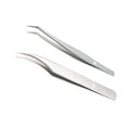 High Precision Professional Stainless Steel and Plastic Tweezers for Eyelash Extension Beauty Salon Grafting Eyelash Tool