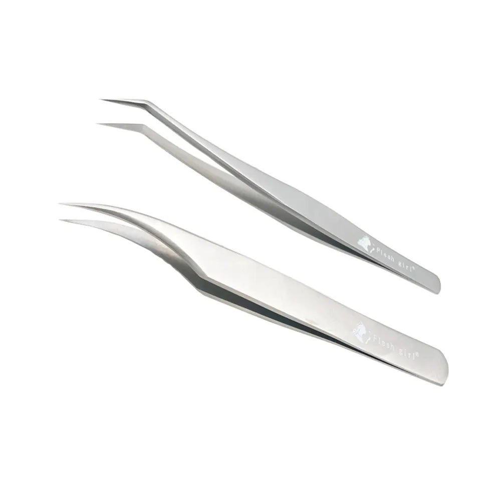 High Precision Professional Stainless Steel and Plastic Tweezers for Eyelash Extension Beauty Salon Grafting Eyelash Tool