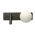 Modern Home Decor Glass Ball LED Wall Light With Switch Black Living Room Bedroom Nordic Interior Lamp Minimalist Wall Light