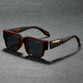 Logo Custom 2025 Vintage Luxury Men Women Punk Sun Glasses UV400 Jelly Color Square Driving Sunglasses Men