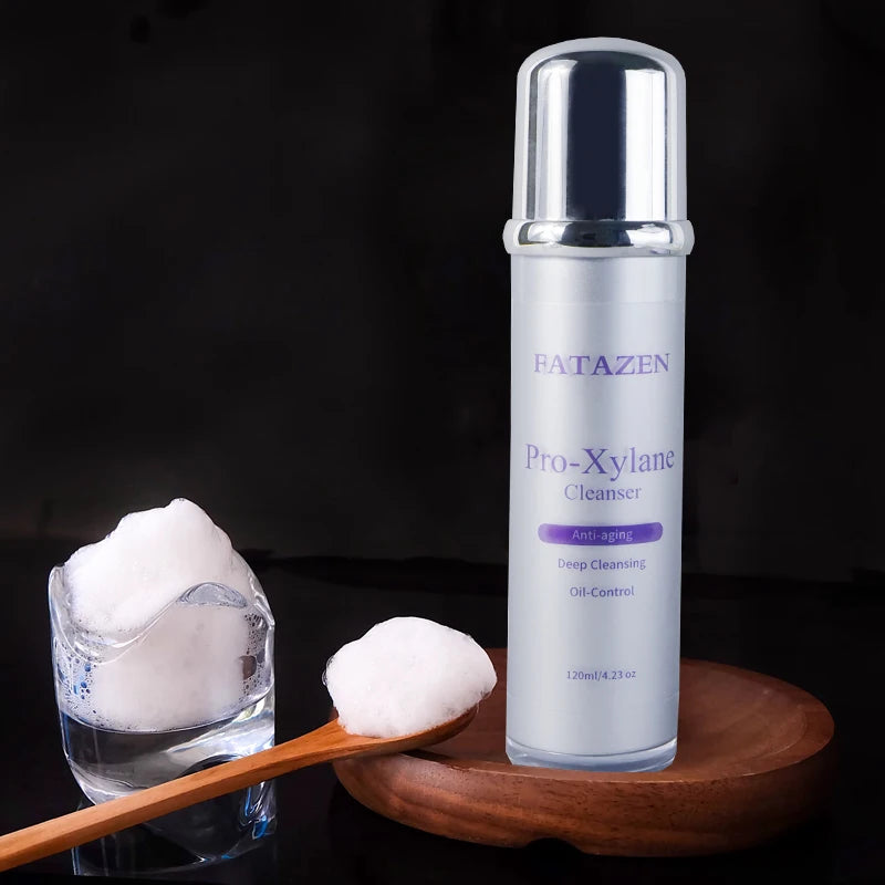 FATAZEN Custom Logo Luxury High Quality Natural Anti-aging Pro-Xylane Face Wash for Sensitive Skin Care Foaming Facial Cleanser