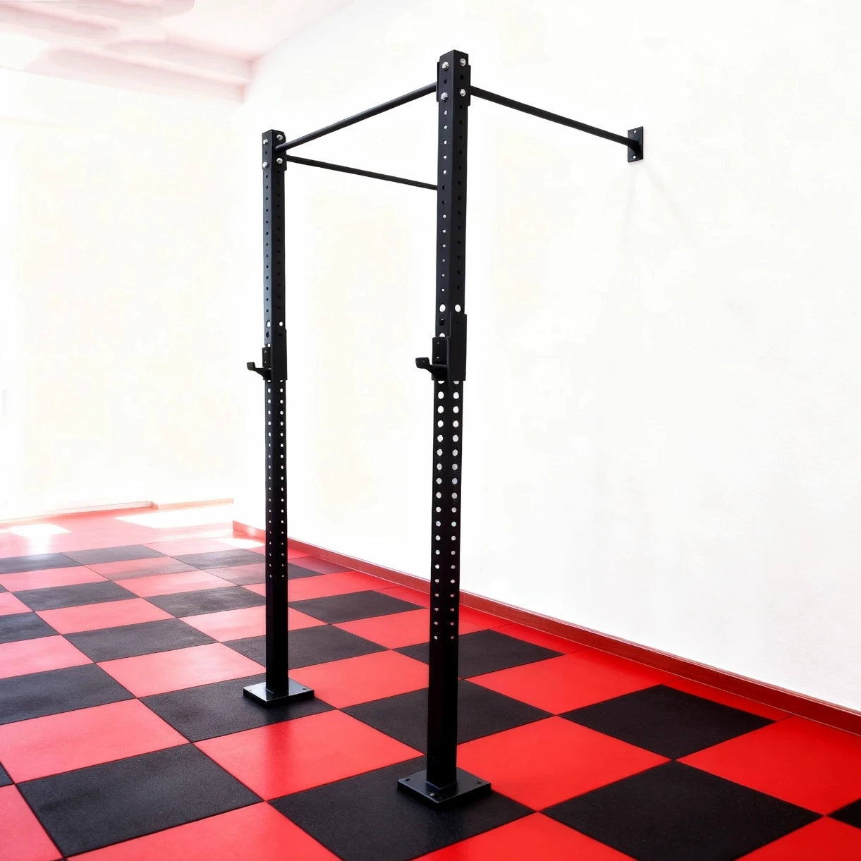 Custom Color Commercial Matte Black Powder Coat Wall Mount Squat Rack