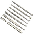 Stainless Steel Nail Cuticle Pusher Sustainable Beauty Manicure Pedicure Care Tool Trimmer and File Tool in One