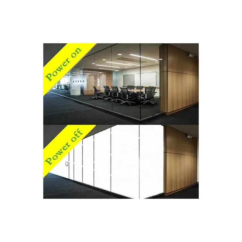 Wholesale Modern Design Pdlc Smart Window Glasses Film Opaque Electric Feature Privacy Decorative Purpose